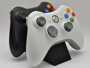 xbox 360 controller stand 2 video games dual 3d print model - Mito3D