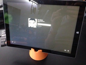 ipad surface pro 3 de pie tablet 3d print model - Mito3D