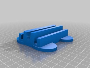 doble ángulo de stop motion soporte 1 la tableta personalizado 3d print model - Mito3D