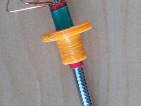 bucha do lóbulo da abóbada base de dados pingpong bola ferramenta corte mod rc veículos 58ghz antena circular fpv polarizada 3d print model - Mito3D