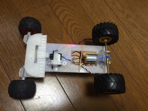 3d printed radio control car automotive 3d print model - Mito3D
