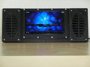 rpmp raspberry pi media player electronics multimedia music box case video 3d print model - Mito3D