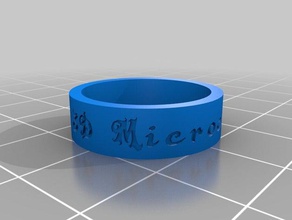meu ard3d anel anéis personalizado 3d print model - Mito3D
