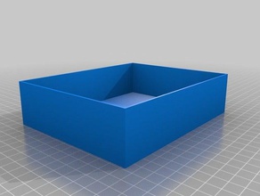 özelleştirilmiş tepsi parametrik basit benim aracı sahipleri kutuları 3d print model - Mito3D