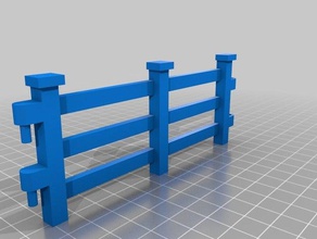 stable fence 3d printing 3d print model - Mito3D