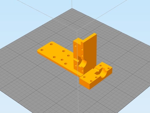 wanhao duplicator i3 prometheus direct drive bracket 3d printer parts v2 3D print model - Mito3D