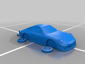 porsche file di test automotive 3d print model - Mito3D