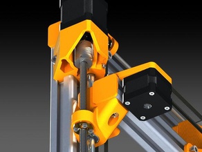 squarebot addon vertical z-montaje del motor tornillo de plomo 3d la impresora partes Impresora 3d print model - Mito3D