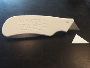 a navalha de faca mão as ferramentas cortador caixa manuais makerspace criador espaço 3d print model - Mito3D