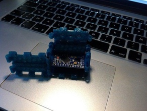 arduino pro micro project box diy case electronics enclosure 3d print model - Mito3D