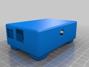 3d geprinte raspberry pi-rev 2-geval gadgets 3d-printing pi geval model tot 3d print model - Mito3D
