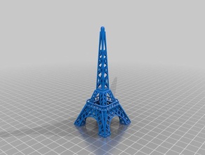 model biraz ünlü Kulesi gibi görünüyor mizahı blackpool eiffeltower Eyfel tour eiffel 3d print model - Mito3D