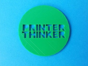 drinks coaster printer thinker household drink 3d print model - Mito3D