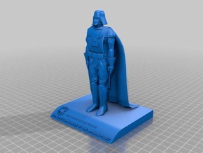 darth vader stand 11 sculture impero hedi imperial jedi lord fener sith stella di star wars statua 3d print model - Mito3D