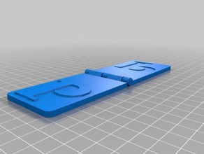 my customized embossing stamp art tools letter 3d print model - Mito3D