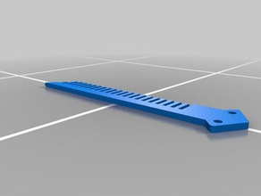 tonto butterfly knife pettine 3d stampa 3d print model - Mito3D