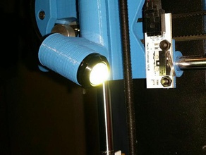foco led para prusa i3 hephestos spotlight 3d printer accessories parts impresora light 3d print model - Mito3D