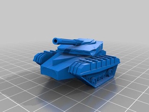 mijn maat gemaakte procedurele miniatuur spel tank spelletjes 3d print model - Mito3D
