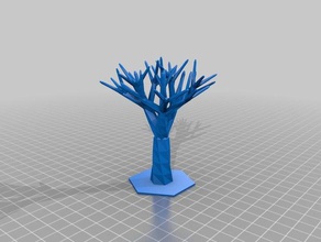 mijn maat gemaakte boom modellen 3d print model - Mito3D