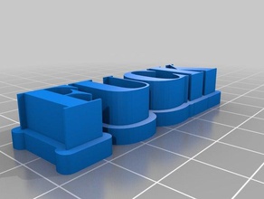 mijn aangepaste 3d-naam van de plaat beelden 3d print model - Mito3D