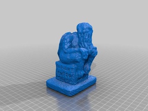 another hp lovecraft cthulhu idol sculptures dnd fantasy frostgrave rpg statue 3d print model - Mito3D