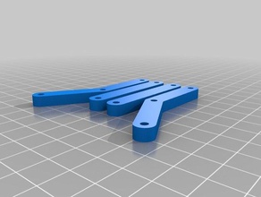 mijn maat parametrische robot klauw robotica 3d print model - Mito3D