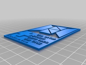 rompecabezas de la cruz puzzles personalizado 3d print model - Mito3D