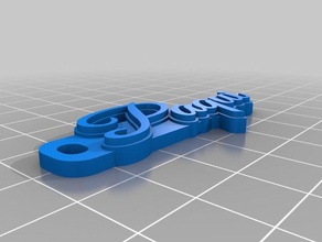 paqui organización personalizado 3d print model - Mito3D
