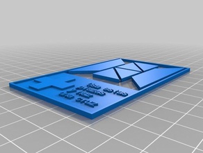 puzzle cruz i personalizzato 3d print model - Mito3D