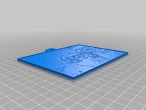 ıo pam 2d sanat özelleştirilmiş 3d print model - Mito3D