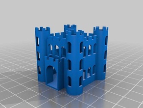 küçük castle 3d baskı mizahı buildacastle kaleler 3d print model - Mito3D