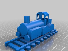train set toys games toy 3d print model - Mito3D