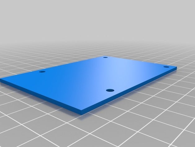 raspberry pi b+2 case ultra minimalist electronics mount 2 3D print model - Mito3D