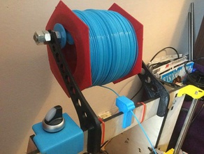 spool holder psusa i3 3d printer parts filament prusa 3d print model - Mito3D