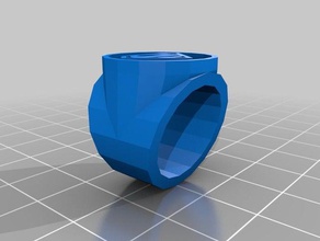 superman ring accessories customized 3d print model - Mito3D