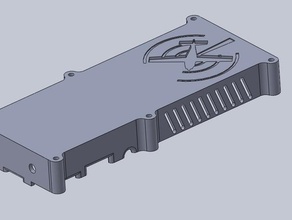 stratux case long version dual rtl electronics general aviation raspberry pi rtl-sdr 3d print model - Mito3D