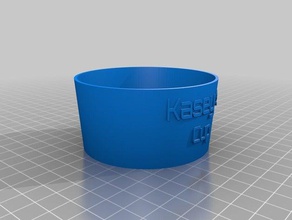 kasey cup 2 food drink customized 3d print model - Mito3D