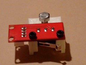 endstop holder 20mm linear rail 3d printer parts extrusion cobblebot mechanical 3d print model - Mito3D