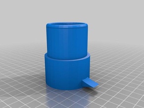 up box 1kg spool holder 50mm hole revised 3d printer accessories filament ikg 3d print model - Mito3D