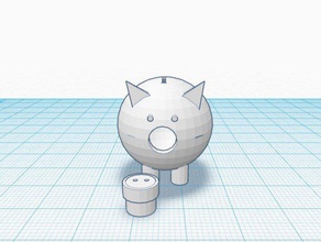 mealheiro 3d impressão piggybank 3d print model - Mito3D