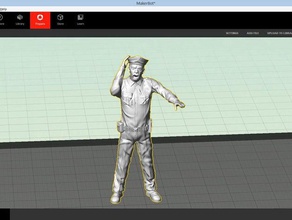 policeman policia people 3d print model - Mito3D