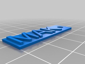 mon personnalisés initialmaker gizmo dojo des signes logos 3d print model - Mito3D
