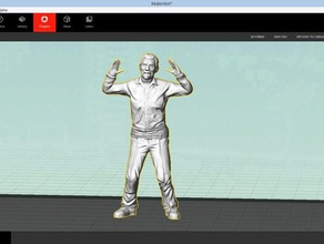 male pose people 3d print model - Mito3D