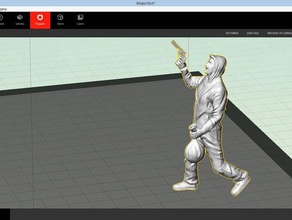 bad guy bandido copy3d de mensen figuur 3d print model - Mito3D