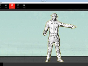 hombre de fuego bombeiro copy3d brasil la gente 3d print model - Mito3D
