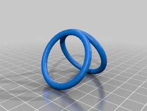 duo ringen 3d afdrukken 3d print model - Mito3D