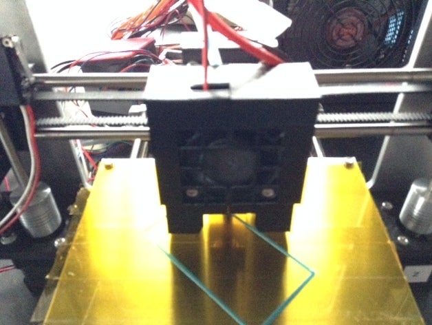 atom fan duct 3d de printer delen 3D print model - Mito3D