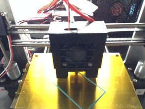 atom fan duct 3d printer parts 3d print model - Mito3D