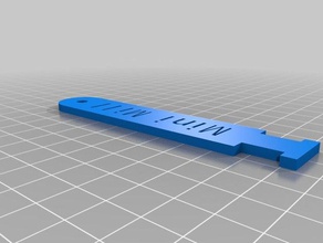 mini frezen voor t-sleuf clener de hand gereedschappen maat 3d print model - Mito3D