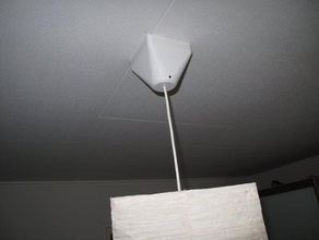 home lamp van het plafond te dekken huishouden licht verlichting 3d print model - Mito3D